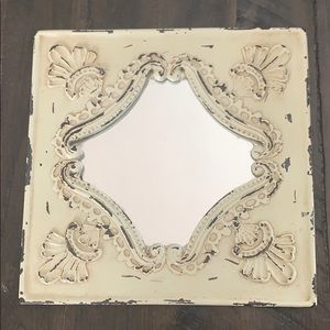 Small Vintage Square Mirror